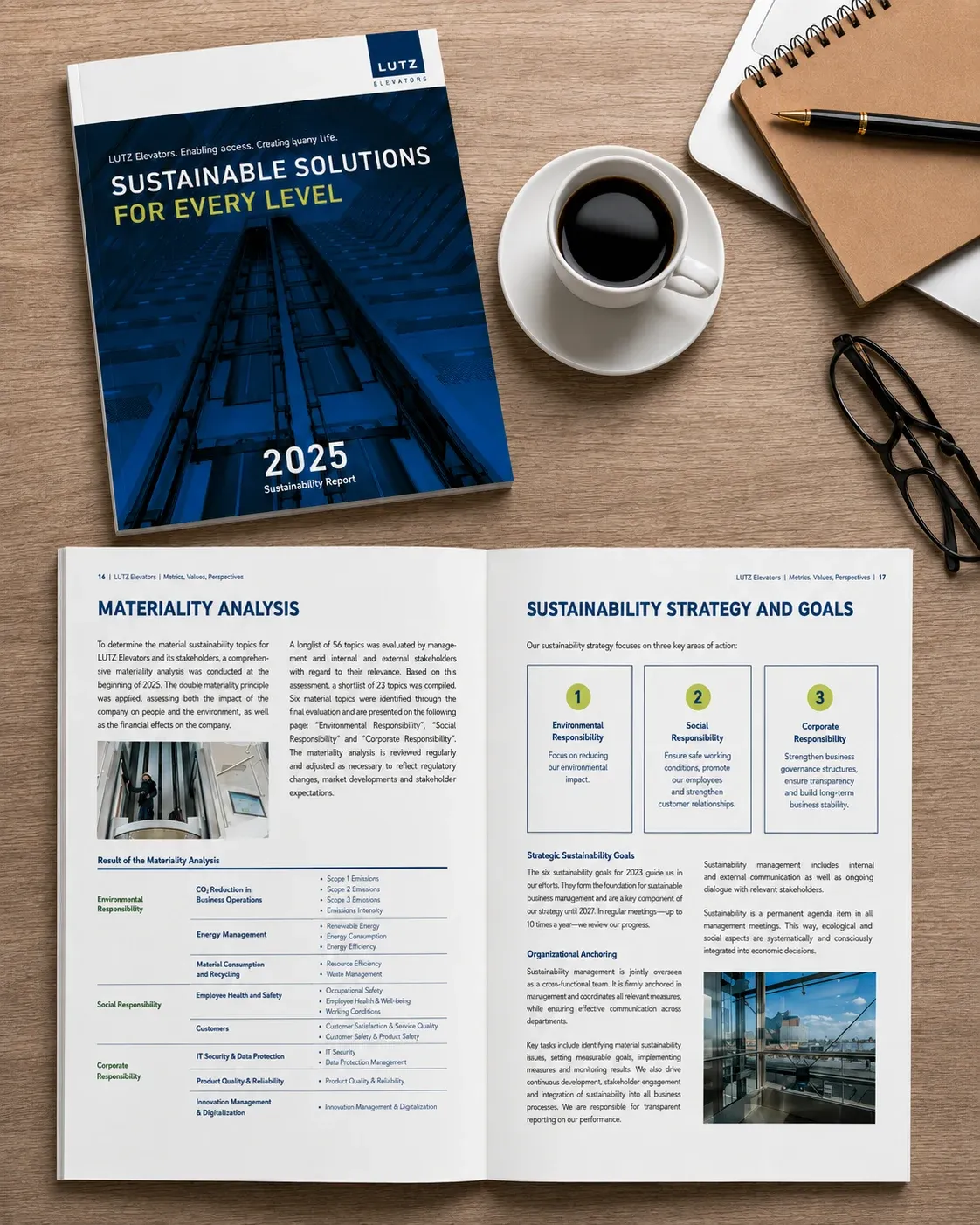 LUTZ Elevators Sustainability Report
